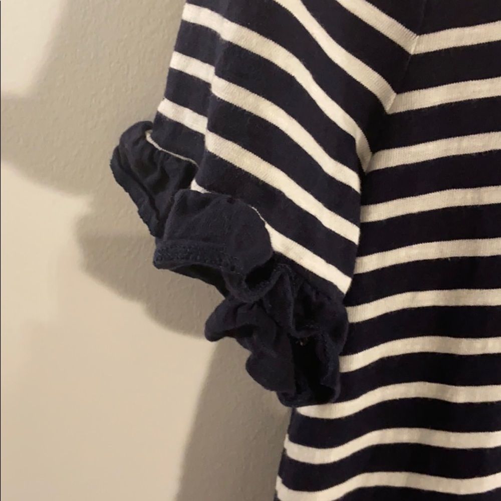 Boden Emily Striped Dress with Ruffle Hem - Picture 3 of 9
